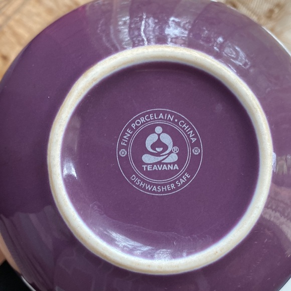 Teavana Fine Porcelain teapot , purple, retro vibes - Picture 9 of 13
